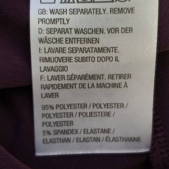 Susan Graver Eggplant Purple Liquid Knit Pull-On Zip Ankle Jogger Pants Size XS - Picture 12 of 14